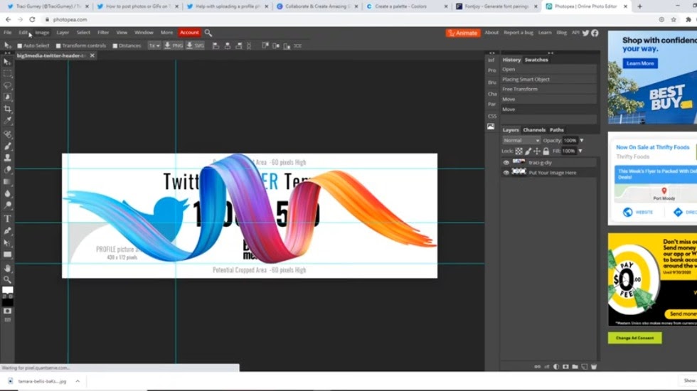 photopea add image